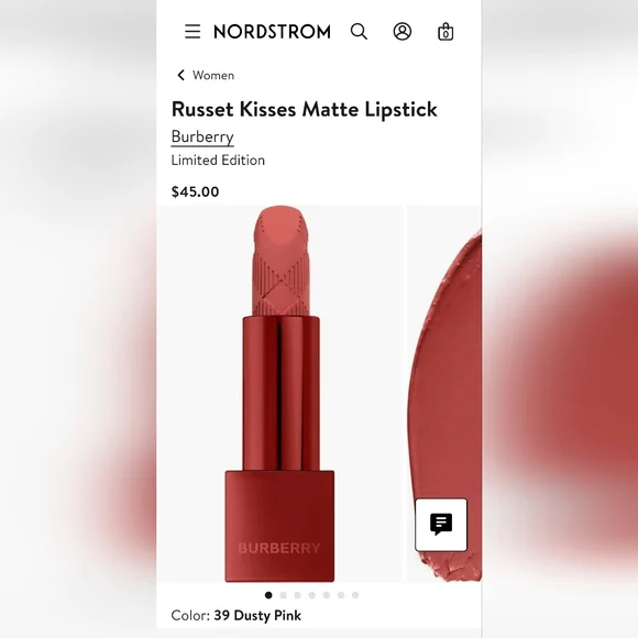 Burberry Kisses Matte Dusty Pink - Picture 5 of 8